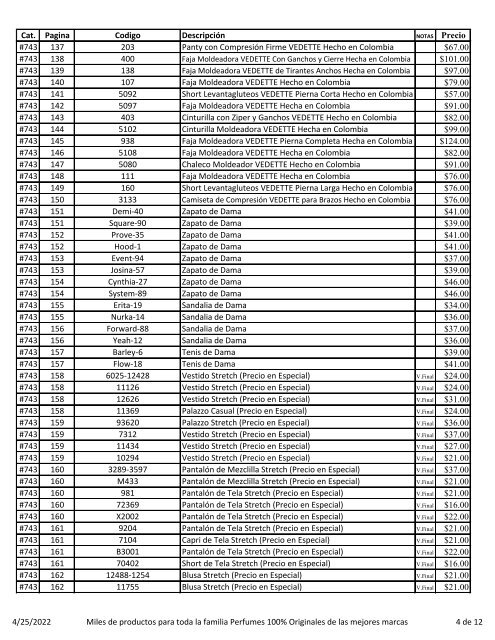 #743 Moda a tu Estilo, Ropa de moda mujer, ropa de moda 2022 Lista de Precios de Mayoreo