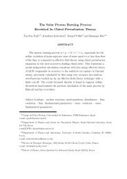 The Solar Proton Burning Process Revisited In Chiral Perturbation ...