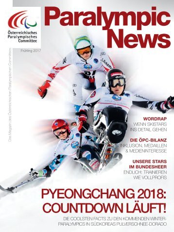 Paralympic News - Vorschau PYEONGCHANG 2018 - Ausgabe 1/2017