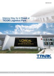 Making Way for L'Oreal at TICON Logistics Park