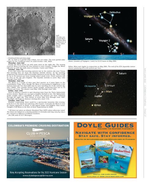 Caribbean Compass Yachting Magazine - May/June  2022