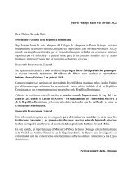 Letter from Newton Saint-Juste to the Dominican Procuraduría General de la República