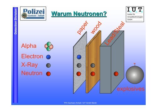 Detection D ivision Möglichkeiten der Durch