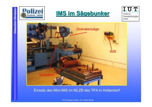 Detection D ivision Möglichkeiten der Durch