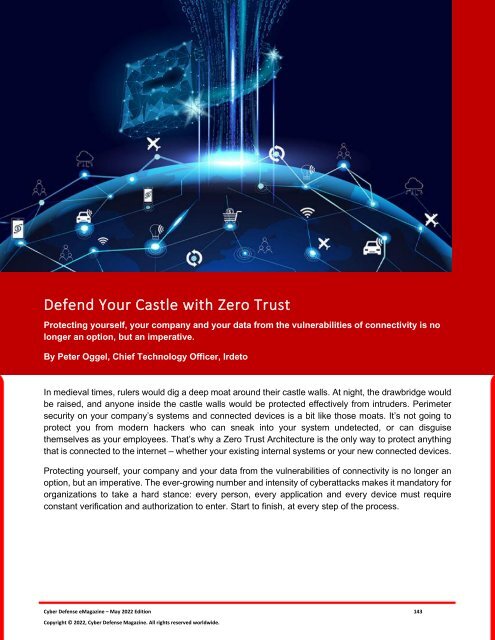 Cyber Defense eMagazine May Edition for 2022