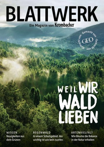 Blattwerk – Ein Magazin von Krombacher