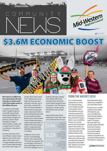 Mid-Western Regional Council Community News May 2022