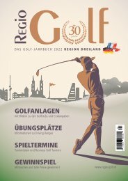 Regio Golf 2022 Golfen in der Region Dreiland