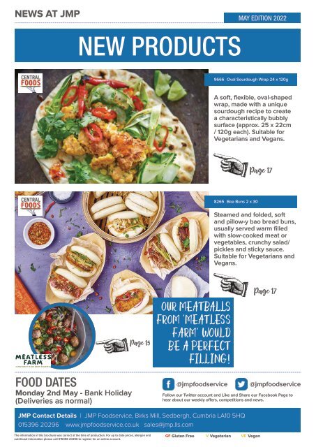 JMP Foodservice May Monthly Offers