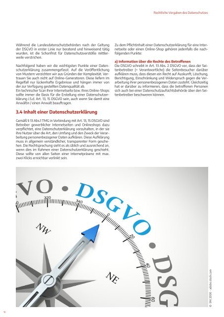 Leitfaden: Rechtssichere Internetseiten & Onlineshops – DSGVO-konform
