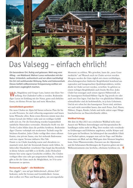 Südtirol Magazin Sommer 2022 - WamS