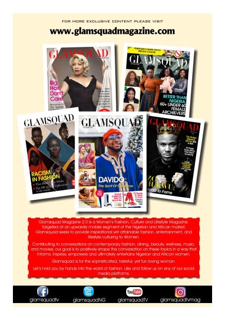 Glamsquad magazine april-may 2022