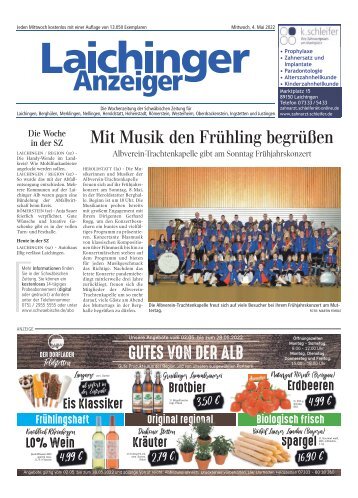 Laichinger Anzeiger 04.05.2022