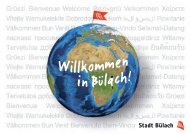 Broschüre Willkommen in Bülach