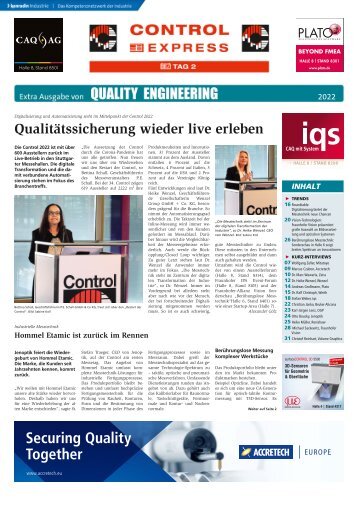 Quality Engineering Control Express 04.05.2022