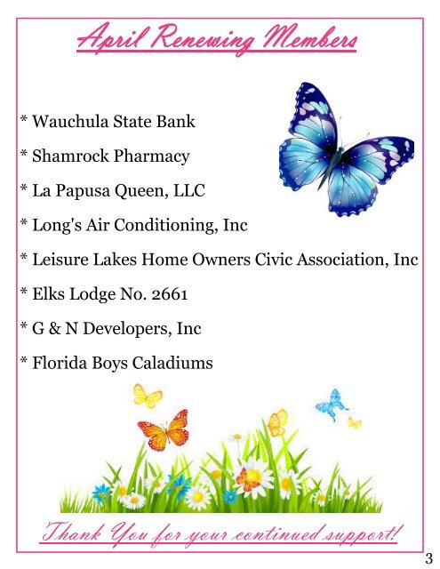 April 2022 Newsletter