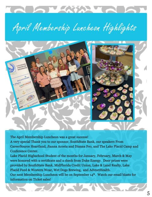 April 2022 Newsletter