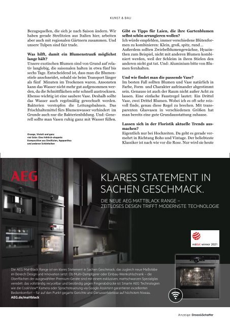 Dross&Schaffer Magazin 01/2022 Fürstenfeldbruck