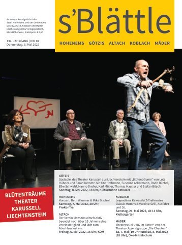 s'Blättle Nr. 18 - Do, 6. Mai 2022