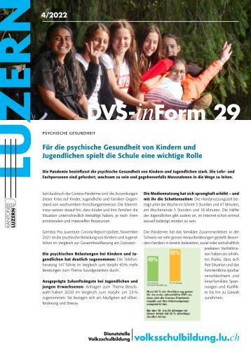 DVS-inForm 29, Ausgabe Mai 2022