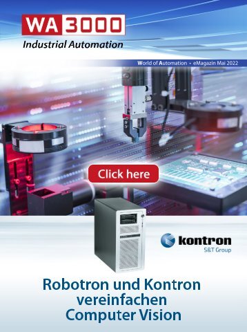 WA3000 Industrial Automation Mai 2022 - deutschsprachige Ausgabe