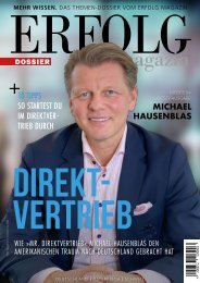 ERFOLG Magazin Dossier 21: Michael Hausenblas