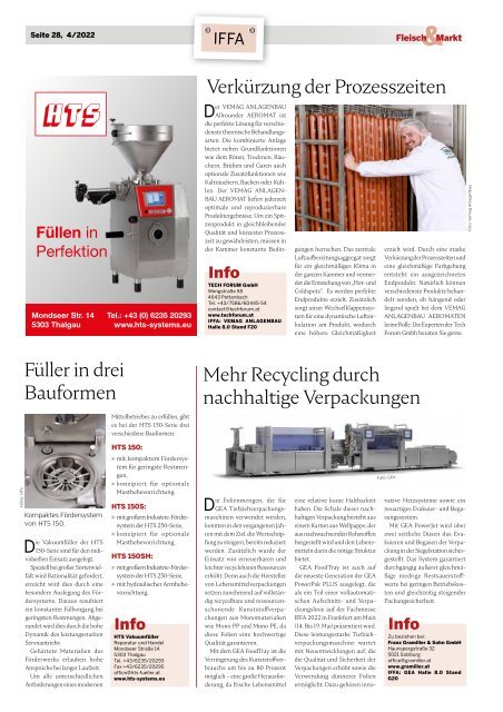 Hof&Markt | Fleisch&Markt | Hof&Gast 4/2022