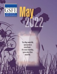 GSFE Newsletter-May 2022