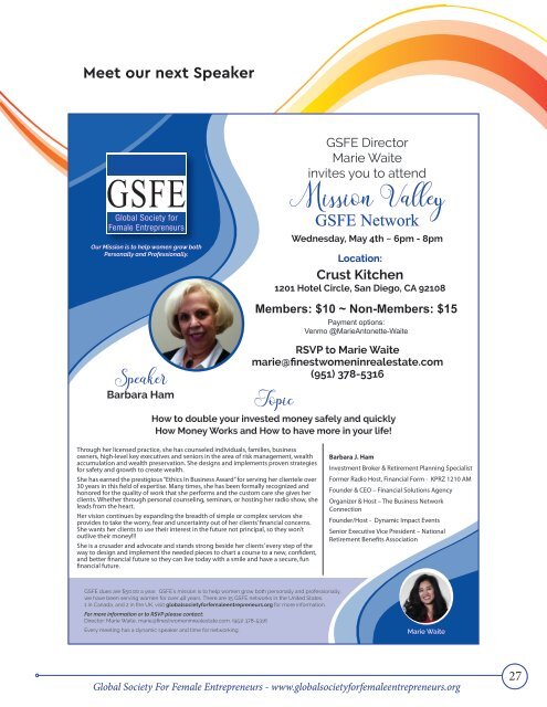 GSFE Newsletter-May 2022