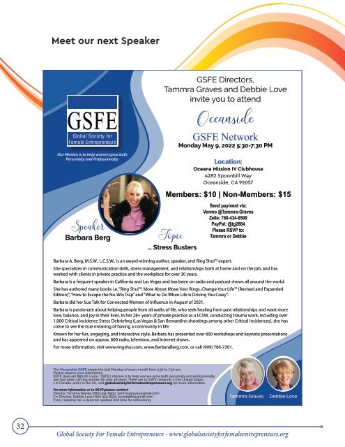 GSFE Newsletter-May 2022