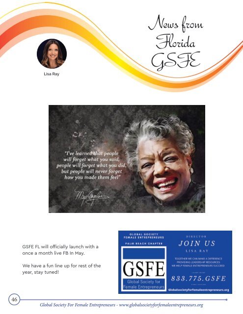 GSFE Newsletter-May 2022