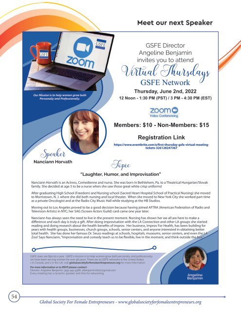 GSFE Newsletter-May 2022