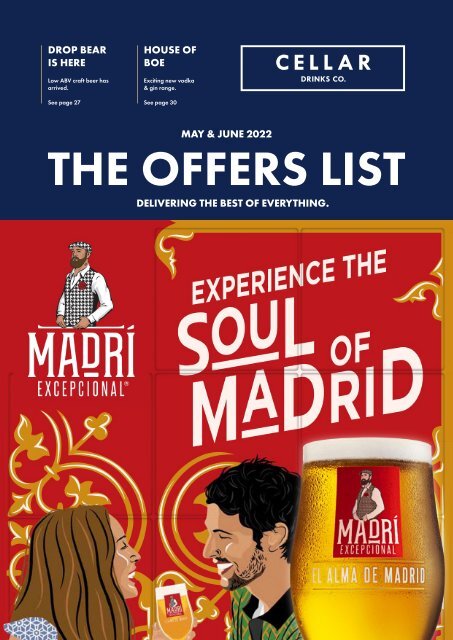 Cellar Drinks Co. The Offers List: May - June 2022