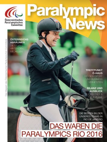 Paralympic News - Zusammenfassung RIO 2016 - Ausgabe 2/2016