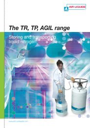 The TR, TP, AGIL range - Air Liquide Medical