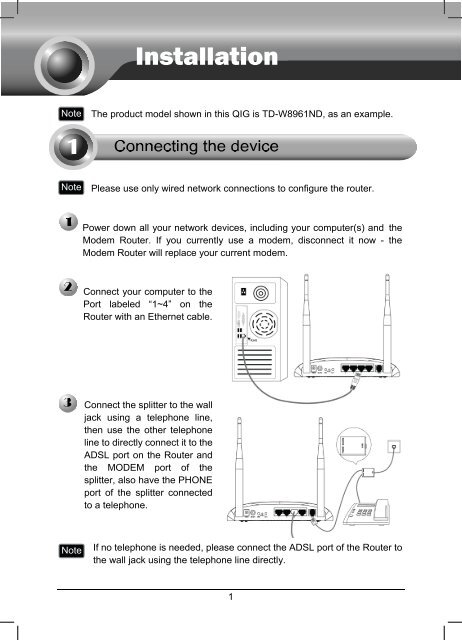 TP-Link Router Quick Setup 