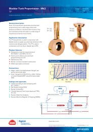 Bladder Tank Proportioner - Mk2 TP - Skum