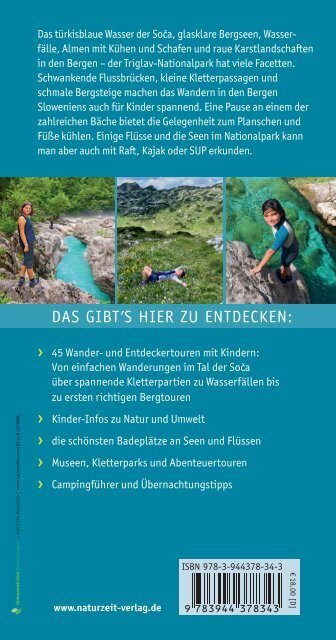 Naturzeit mit Kindern: Soca und Triglav-Nationalpark