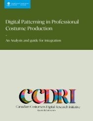 Canadian Costumer's Digital Research Initiative Results