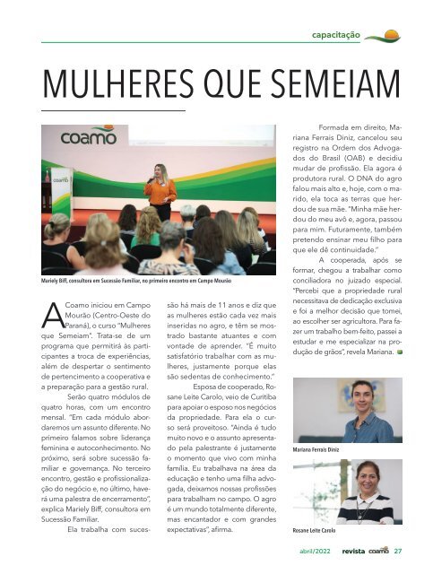 Revista Coamo edição Abril de 2022