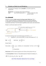 Mechanik von Fluiden