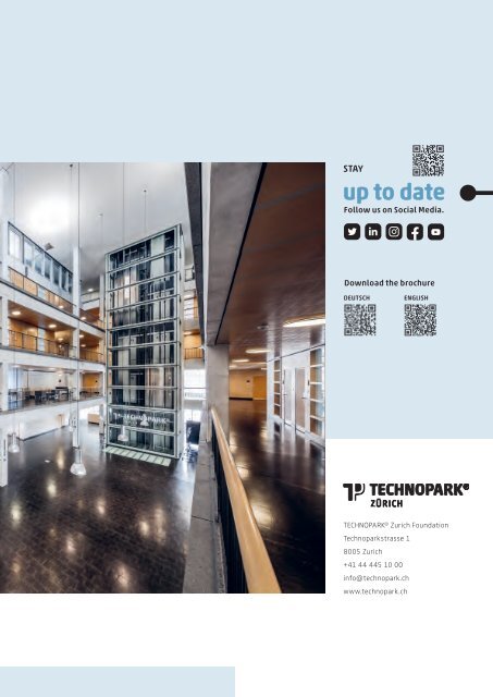 Technopark Zurich | Company overview