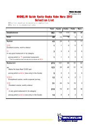 Michelin Guide Tokyo Yokohama Shonan 25202012
