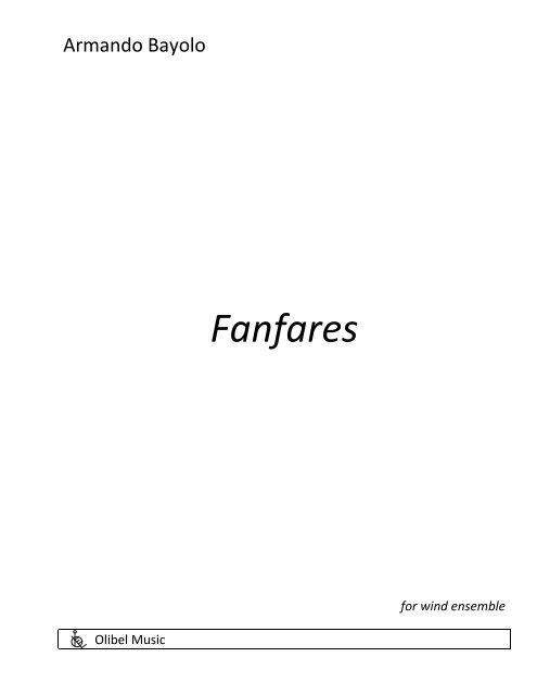 Fanfares Full Score