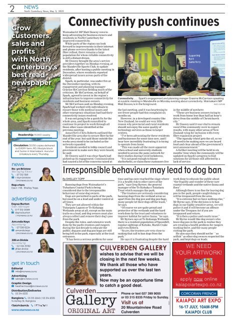 North Canterbury News: May 05, 2022