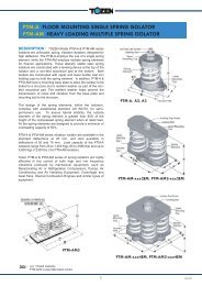 PTM-A PTM-A FLOOR MOUNTING SINGLE SPRING ... - TOZEN