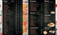 Vario Pizza Treuchtlingen - Speisekarte