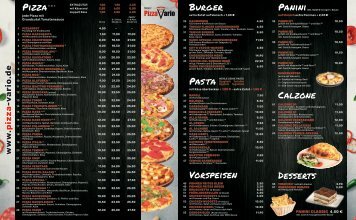 Vario Pizza Treuchtlingen - Speisekarte