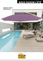 MAY Catalogue parasols pour particulier