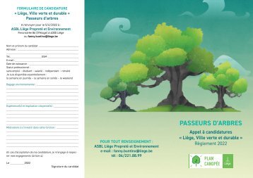 Règlement passeurs d'arbres.